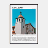 Santa Clara Travel Color Poster