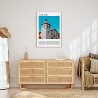 Santa Clara Travel Color Poster