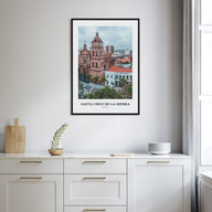 Santa Cruz de la Sierra Portrait Color Poster