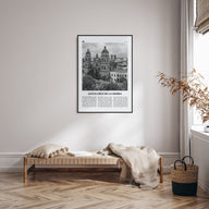 Santa Cruz de la Sierra Travel B&W Poster