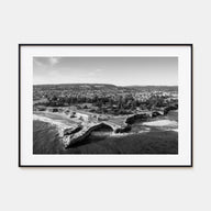 Santa Cruz Landscape B&W Poster