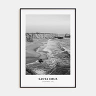 Santa Cruz Portrait B&W No 3 Poster