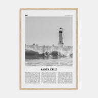 Santa Cruz Travel B&W No 3 Poster