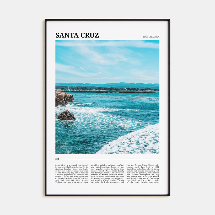 Santa Cruz Travel Color No 2 Poster
