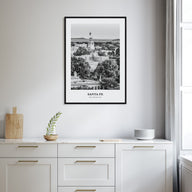 Santa Fe Portrait B&W Poster