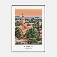 Santa Fe Portrait Color Poster