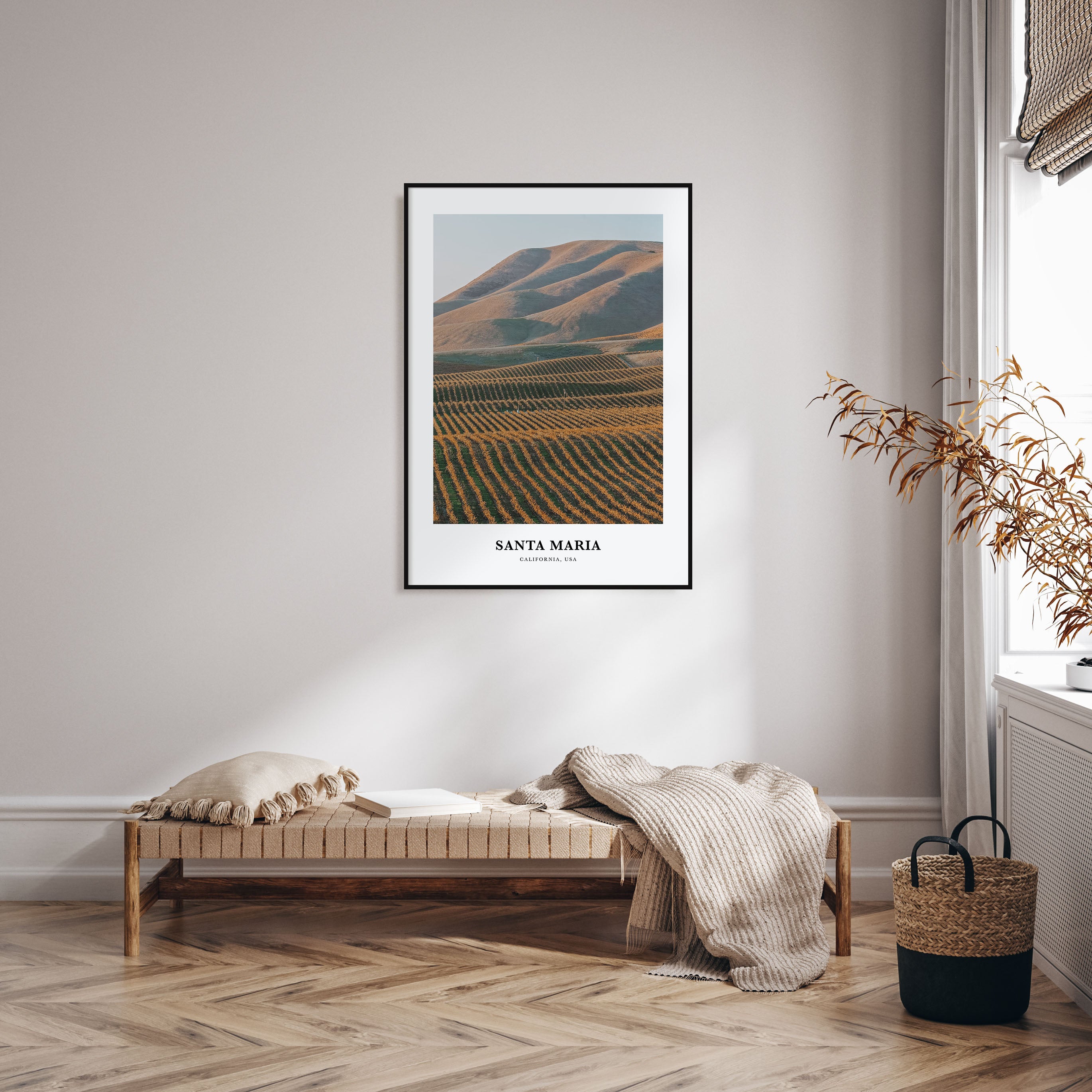 Santa Maria Portrait Color Poster