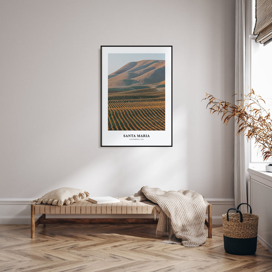 Santa Maria Portrait Color Poster