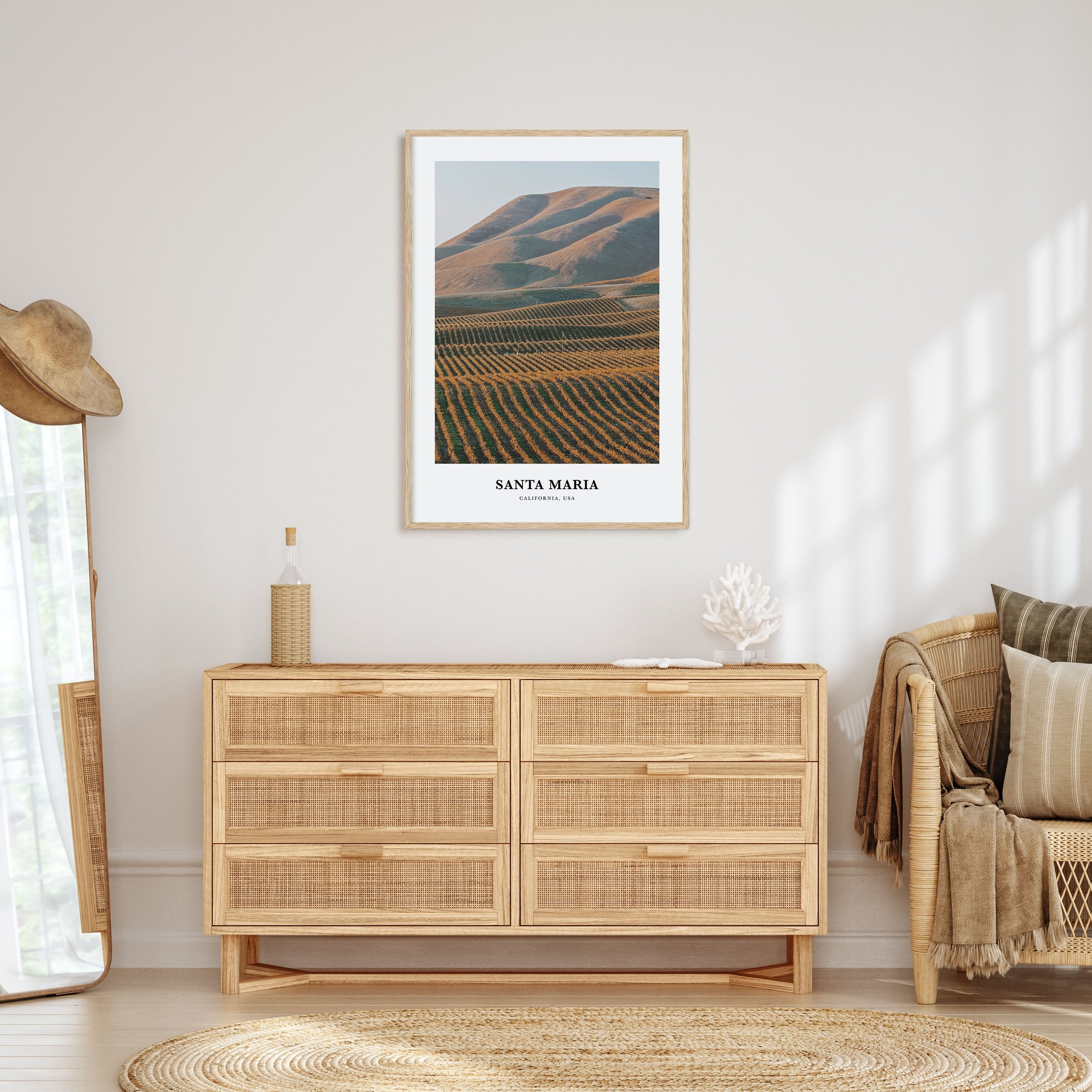 Santa Maria Portrait Color Poster