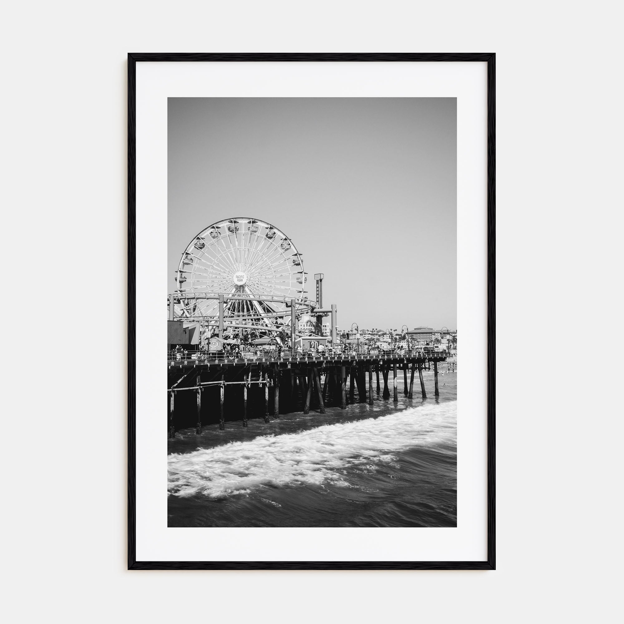 Santa Monica Photo B&W No 2 Poster