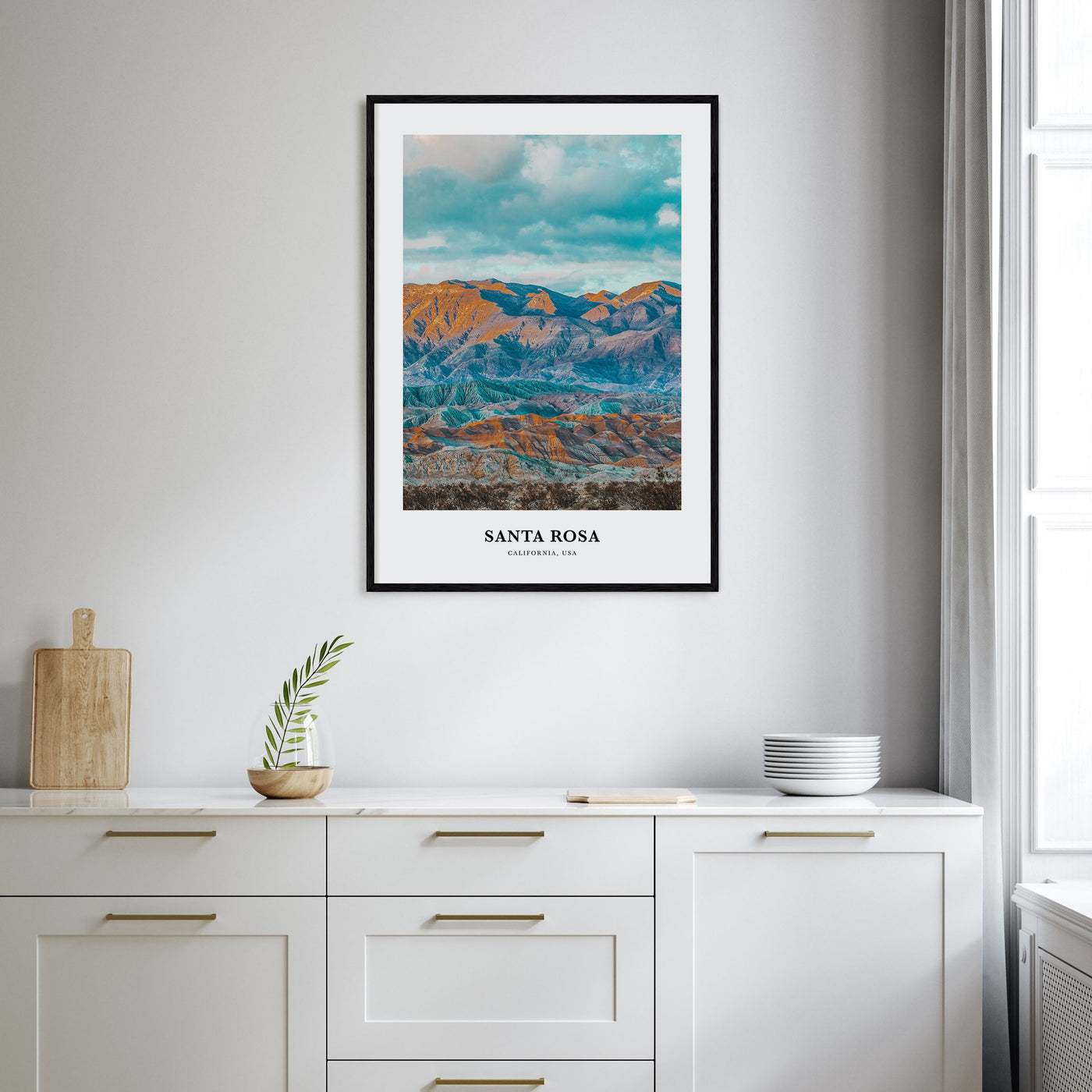 Santa Rosa Portrait Color No 1 Poster