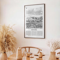 Santa Rosa Print Black and White, Santa Rosa Wall Art, Santa Rosa Poster, Santa Rosa Photo, Santa Rosa Wall Décor, California, USA