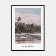 Santa Teresa Portrait Color Poster