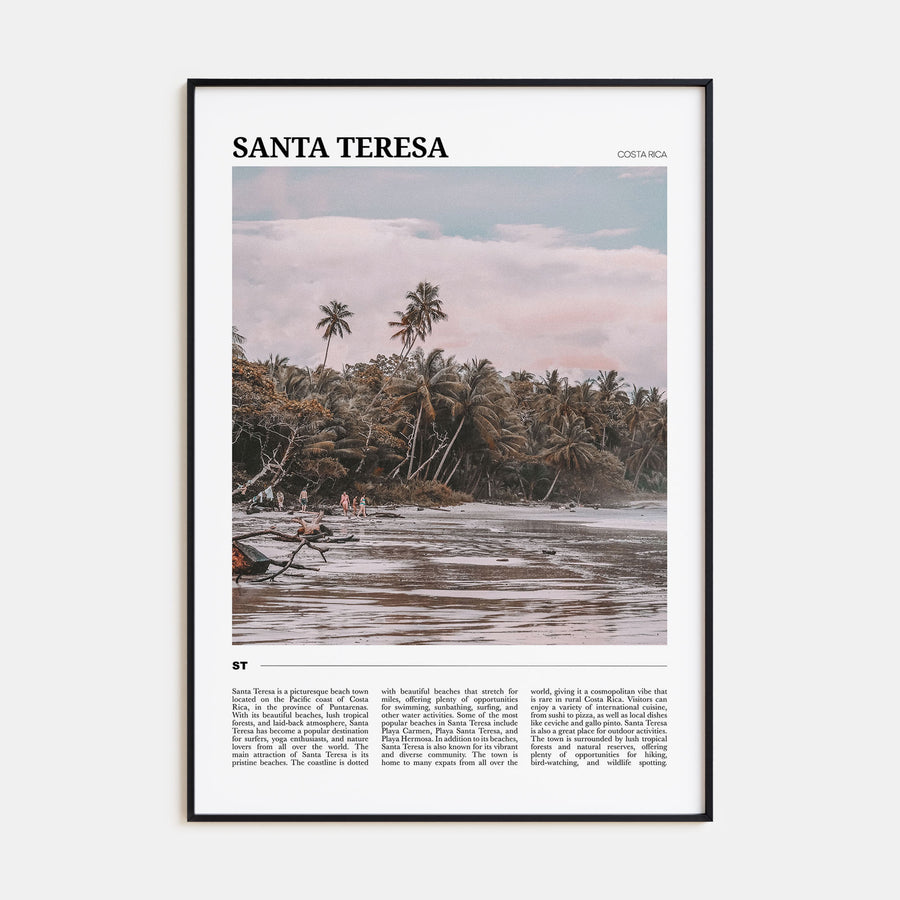 Santa Teresa Travel Color Poster