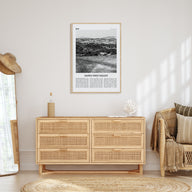 Santa Ynez Valley Travel B&W Poster