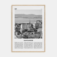 Santander Travel B&W Poster