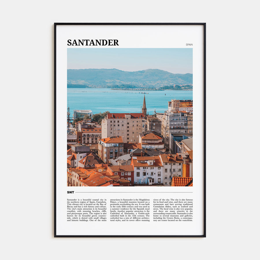 Santander Travel Color Poster