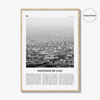 Santiago de Cali Print Black and White, Santiago de Print Black White, Cali Wall Art, Cali Poster, Cali Photo, Cali Wall Decor, Colombia