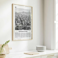 Santiago de Chile Print Black and White, Santiago Wall Art, Santiago Poster, Santiago Photo, Chile, Santiago de Chile, South America