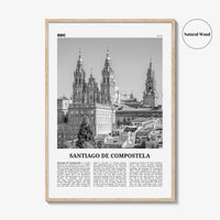 Santiago de Compostela Print Black and White, Santiago de Compostela Wall Art, Compostela Poster, Compostela Photo, Compostela Décor, Spain