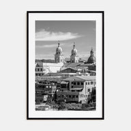 Santiago de Cuba Photo B&W Poster