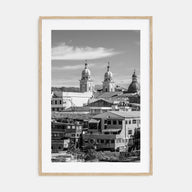 Santiago de Cuba Photo B&W Poster