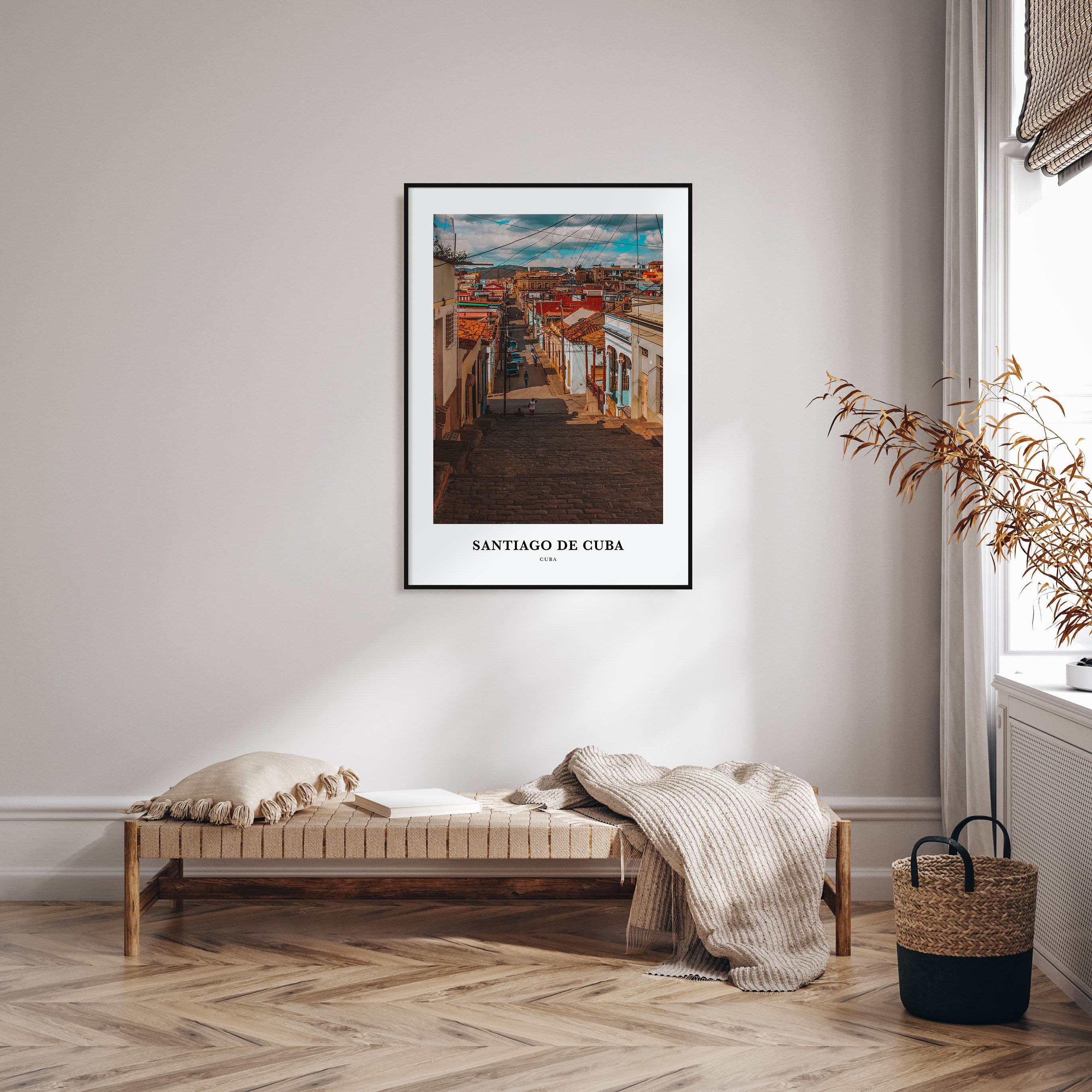 Santiago de Cuba Portrait Color Poster