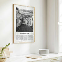Santiago de Cuba Print Black and White, Santiago de Cuba Wall Art, Santiago de Cuba Poster, Santiago de Cuba Photo, Santiago de Cuba Décor