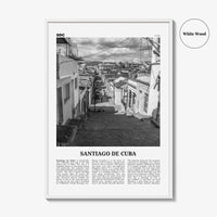 Santiago de Cuba Print Black and White, Santiago de Cuba Wall Art, Santiago de Cuba Poster, Santiago de Cuba Photo, Santiago de Cuba Décor