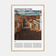 Santiago de Cuba Travel Color Poster
