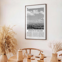 Santiago de los Caballeros Print Black and White, Santiago de los Caballeros Wall Art, Santiago de los Caballeros Poster, Dominican Republic