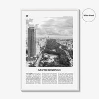 Santo Domingo Print Black and White, Santo Domingo Wall Art, Santo Domingo Poster, Santo Domingo Photo, Dominican Republic, Caribbean