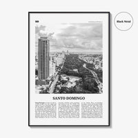 Santo Domingo Print Black and White, Santo Domingo Wall Art, Santo Domingo Poster, Santo Domingo Photo, Dominican Republic, Caribbean