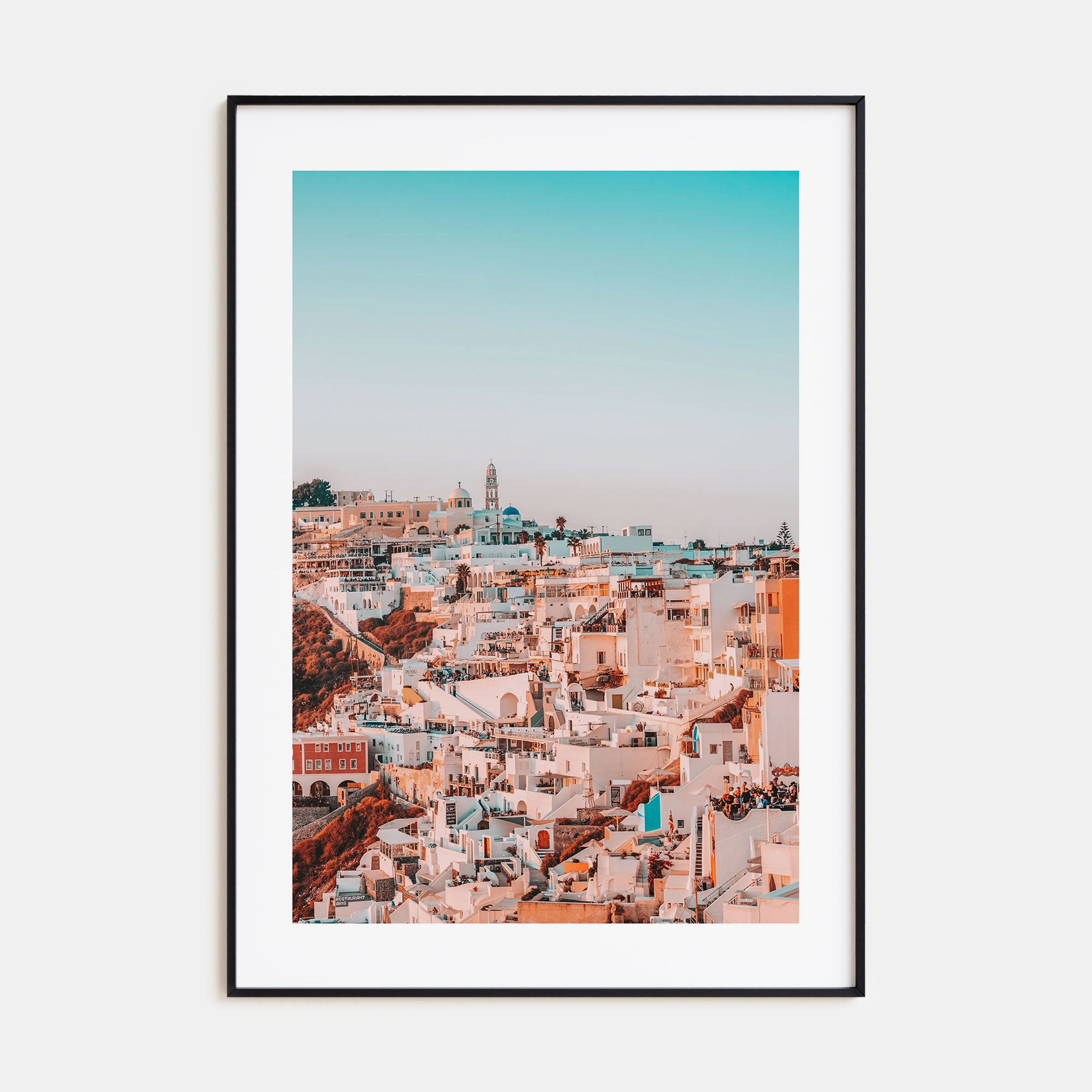 Santorini Photo Color No 2 Poster