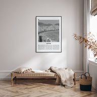 Santos Travel B&W Poster