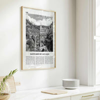 Santuario de Las Lajas Print Black and White, Santuario de Las Lajas Wall Art, Santuario de Las Lajas Poster, Las Lajas Photo, Colombia