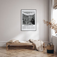 Santuario de Las Lajas Travel B&W Poster