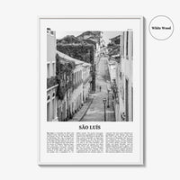 Sao Luis Print Black and White, São Luís Wall Art, São Luís Poster, São Luís Photo, Sao Luís Wall Decor, Brazil, Brasil, South America