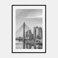 São Paulo Photo B&W Poster