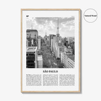 Sao Paulo Print Black and White No 2, São Paulo Wall Art, São Paulo Poster, São Paulo Photo, Sao Paulo Wall Decor, Brazil, Brasil