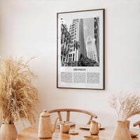 Sao Paulo Print Black and White No 3, São Paulo Wall Art, São Paulo Poster, São Paulo Photo, Sao Paulo Wall Decor, Brazil, Brasil