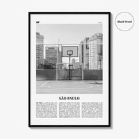 Sao Paulo Print Black and White No 4, São Paulo Wall Art, São Paulo Poster, São Paulo Photo, Sao Paulo Wall Decor, Brazil, Brasil