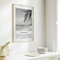 Saona Island Print Black and White, Saona Island Wall Art, Saona Island Poster, Saona Island Photo, Saona Island Wall Décor, Caribbean
