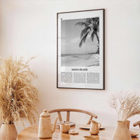 Saona Island Print Black and White, Saona Island Wall Art, Saona Island Poster, Saona Island Photo, Saona Island Wall Décor, Caribbean