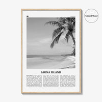 Saona Island Print Black and White, Saona Island Wall Art, Saona Island Poster, Saona Island Photo, Saona Island Wall Décor, Caribbean