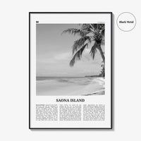 Saona Island Print Black and White, Saona Island Wall Art, Saona Island Poster, Saona Island Photo, Saona Island Wall Décor, Caribbean