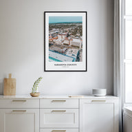 Sarasota County Portrait Color Poster
