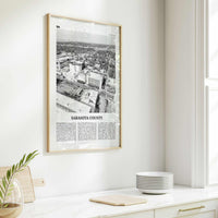 Sarasota County Print Black and White, Sarasota County Wall Art, Sarasota County Poster, Sarasota Photo, Sarasota Wall Décor, Sarasota Map