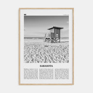 Sarasota Travel B&W No 1 Poster