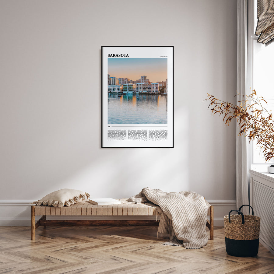 Sarasota Travel Color Poster